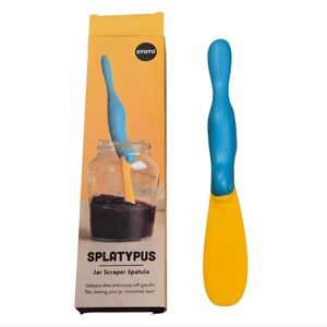 OTOTO Splatypus Jar Scraper Spatula Silicone Kitchen Tool New